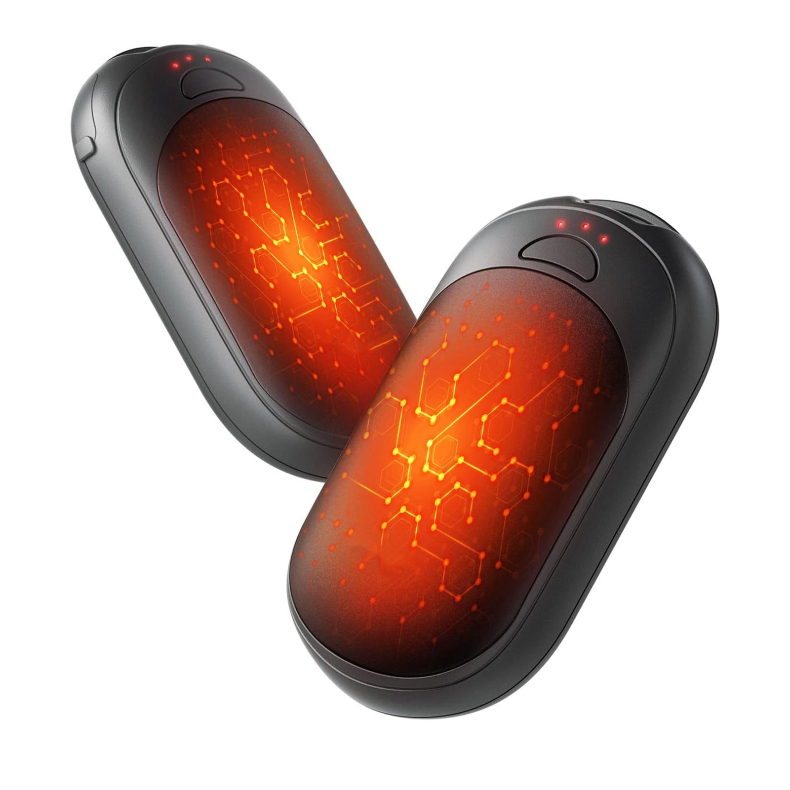2- Pack Magnetic Rechargeable Hand Warmers – Ultra-Slim Portable Electric Heater
