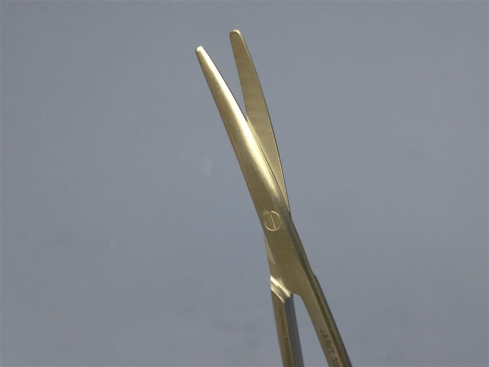 Jarit 310-368 Lincoln Vascular Curved Scissors 10"