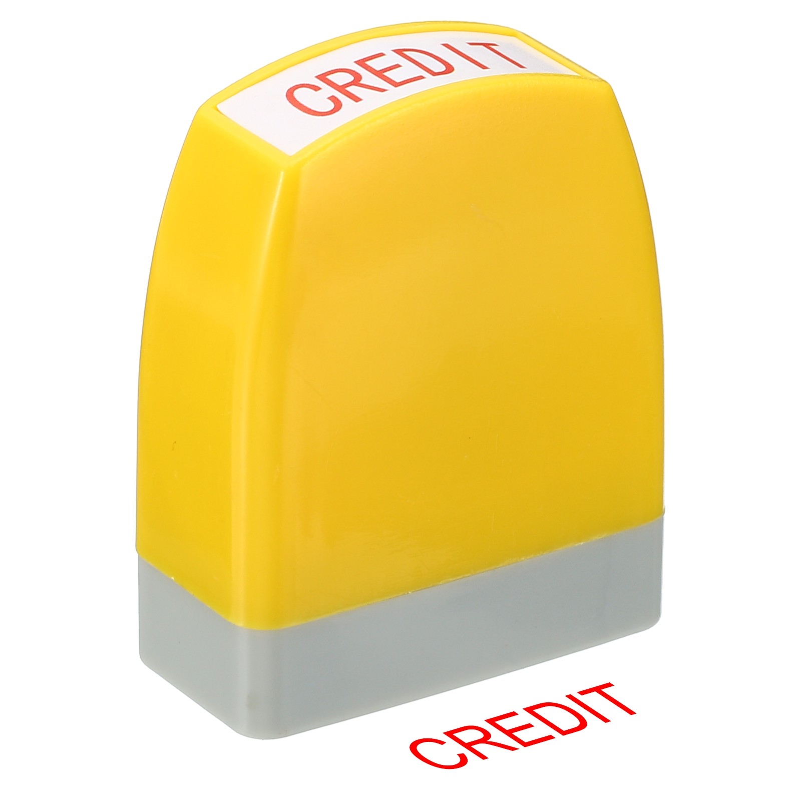 Credit Notice Stamp, Office Stamp Pre Inked Stamp, Yellow