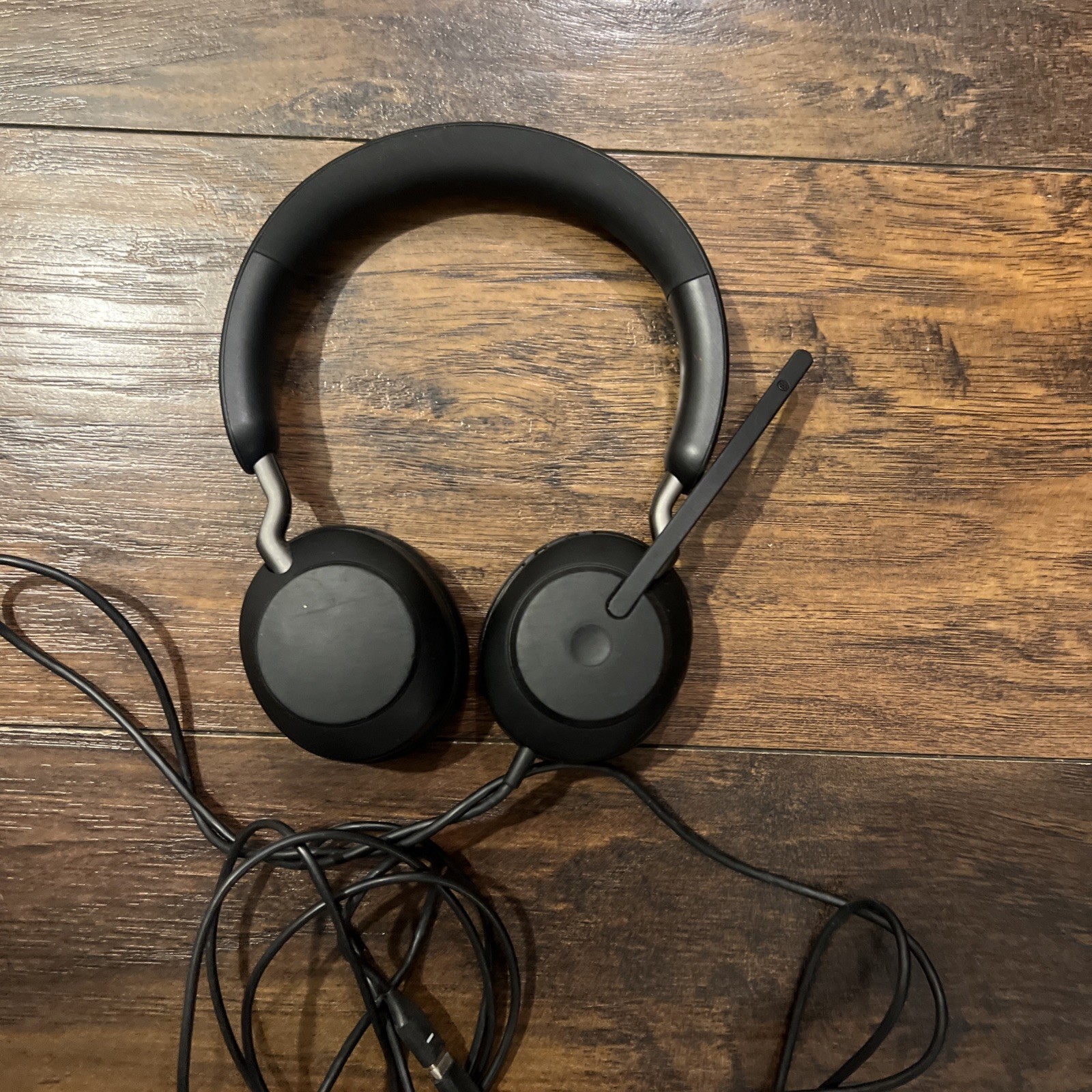Jabra Evolve2 65 Wireless Stereo Headset Headphones Black Bluetooth Tested