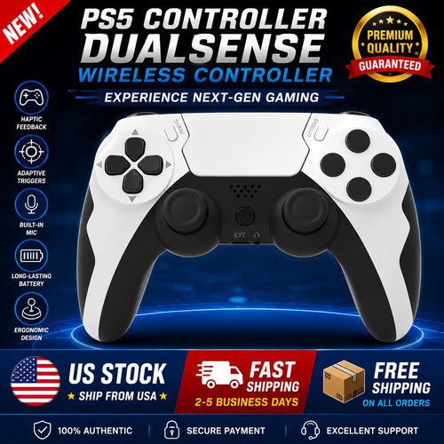 Wireless Controller Compatible with PS4 PS3 PC Bluetooth Gamepad Dual Vibration#