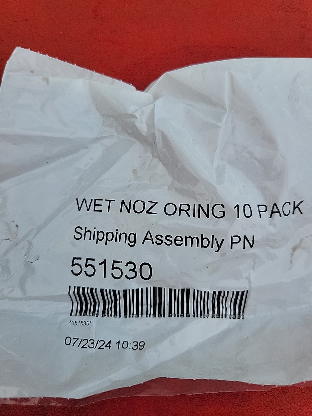 Ansul 551530 Wet Nozzle Cap O-Ring (10-Pack)