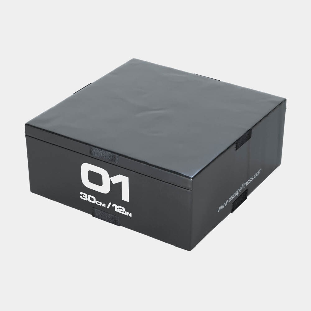 Escape Fitness Plyosoft Jump Box Black 01 30cm/12in