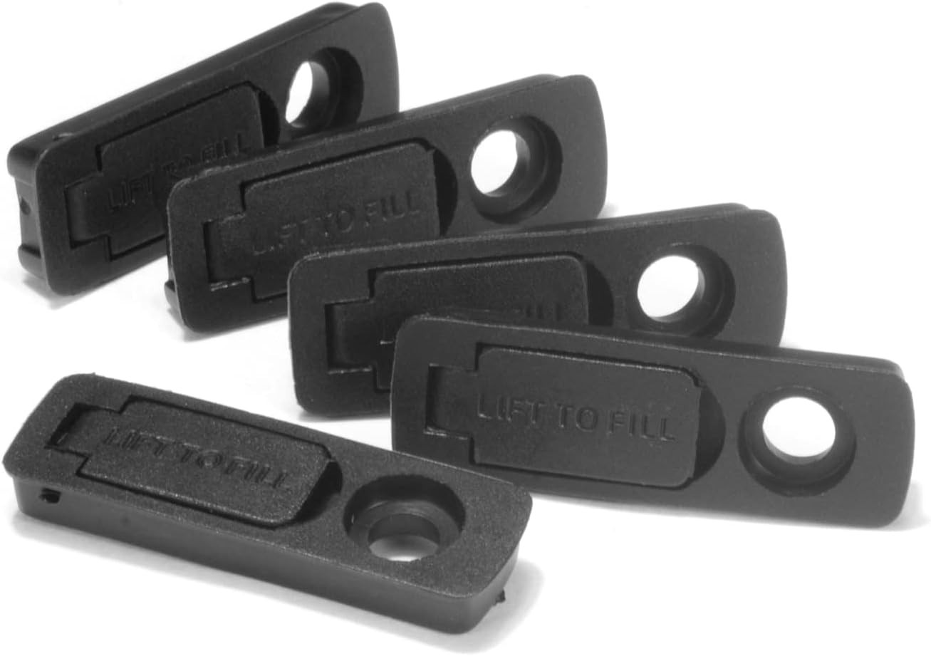 Universal 5PCS Lighter Gasket Seals - Reliable Black Rubber for Lighter Inserts