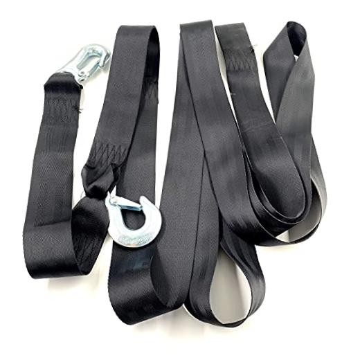 Boats Trailer Winch Hook Strap Wench Rope for Ranger Double Hook 16ft,1 Inch
