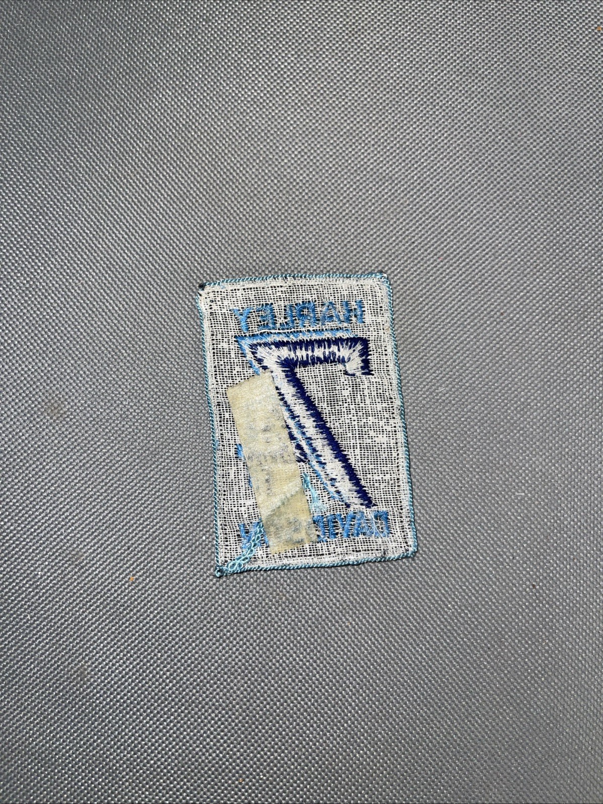 Vintage HARLEY DAVIDSON 74 Cubic Engine MOTORCYCLE PATCH 3” Unused