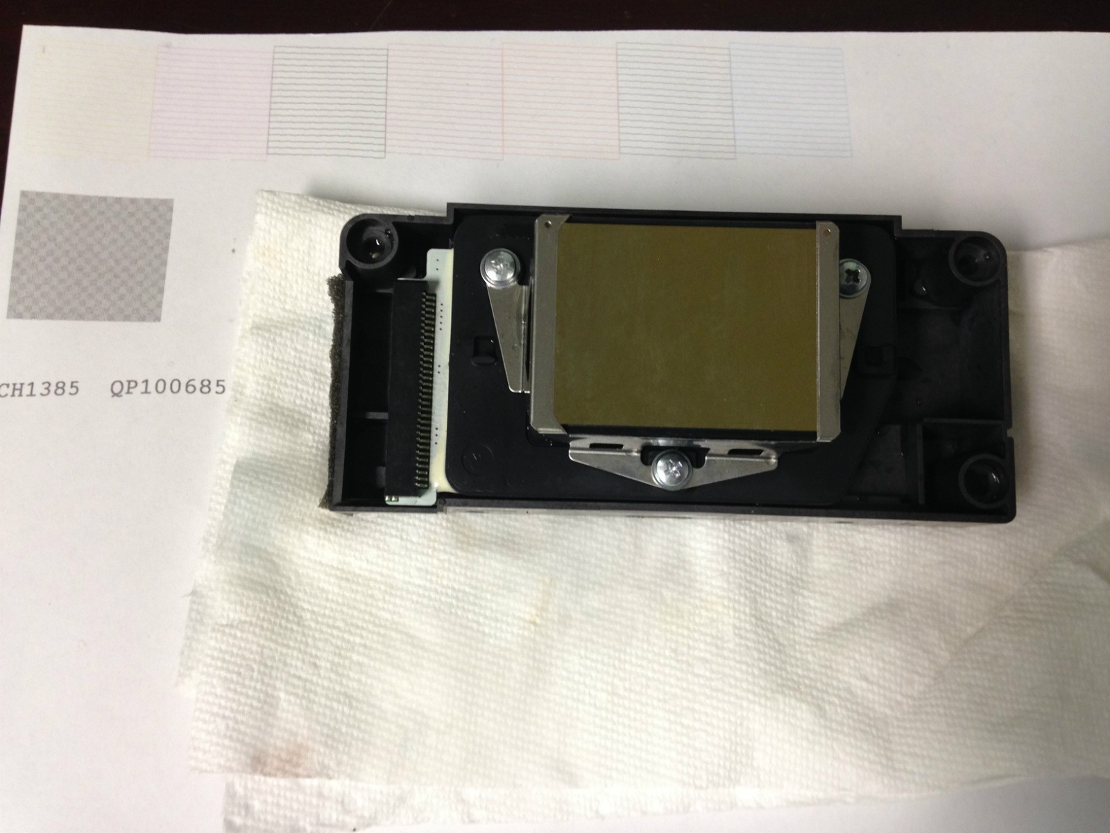EPSON Stylus Pro R2880 F186000 DX5 Gold unlocked Printhead Used 100% Working