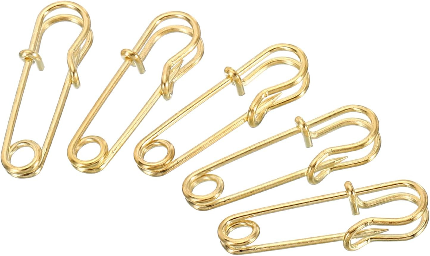 Safety Pins 1.06 Inch Large Metal Sewing Pins for Blankets Skirts Crafts Brooch