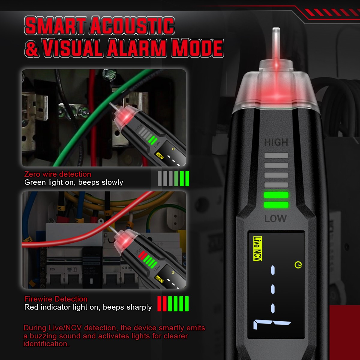 HABOTEST HT122 Smart Digital Multimeter AC DC Voltage Ohmmeter Max 600V