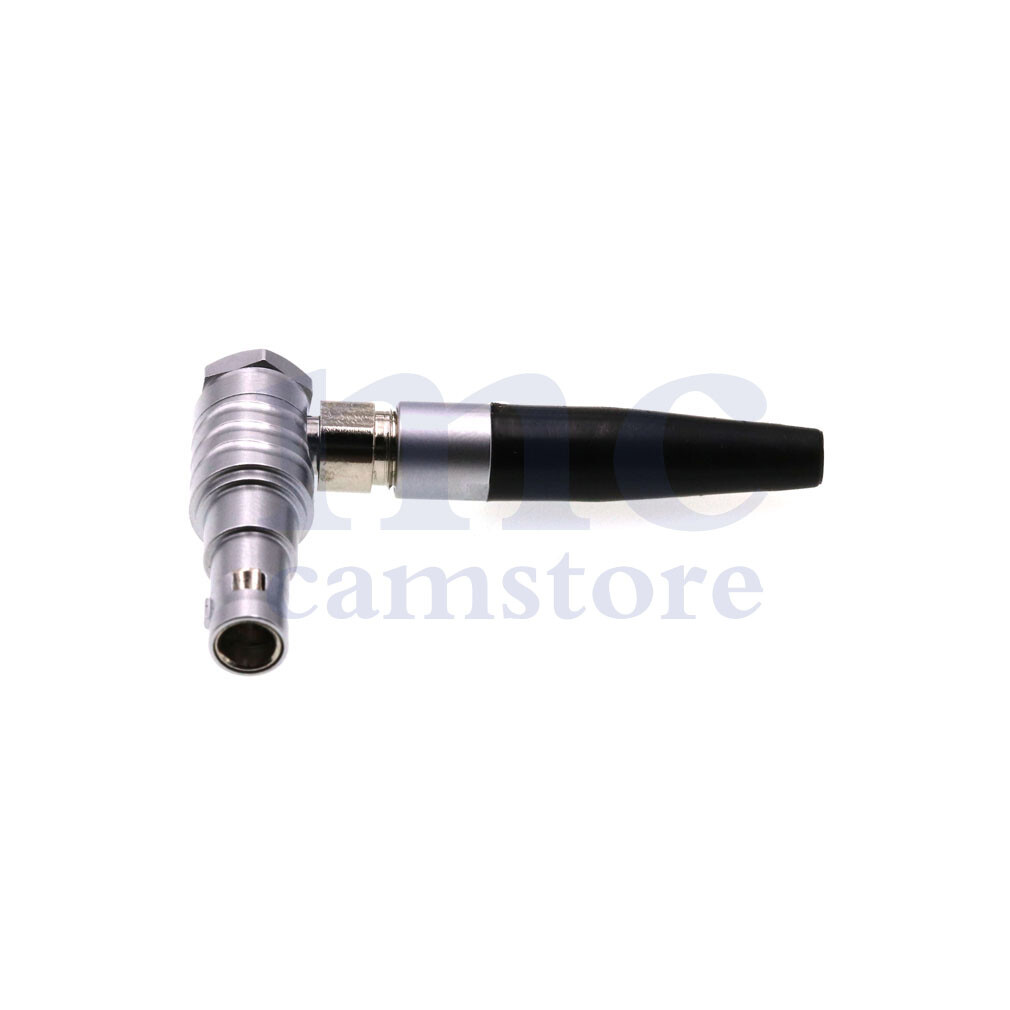 FHG 00B 2 3 4 5Pin Metal Circular Push-pull Self-Locking Connector 90° Male Plug