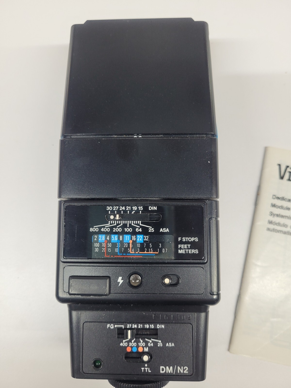 Vintage Vivitar 3700 Auto Thyristor Instruction Manual