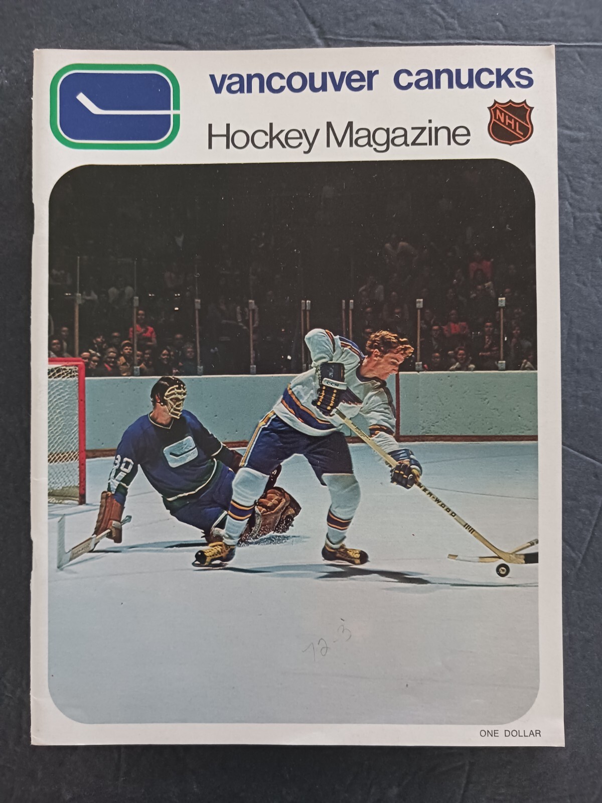 Mar 1971 NHL Hockey Vancouver Canucks Gameday Program vs California Golden Seals