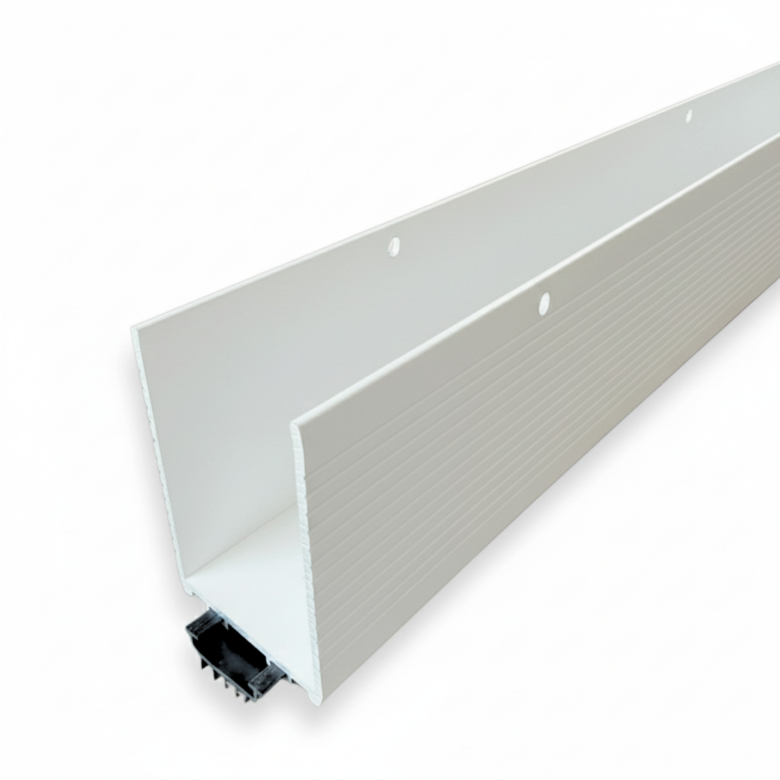 KC Hardware Storm 1-3/4” x 3" U  Storm Door Sweep Replacement Bottom Sweep White