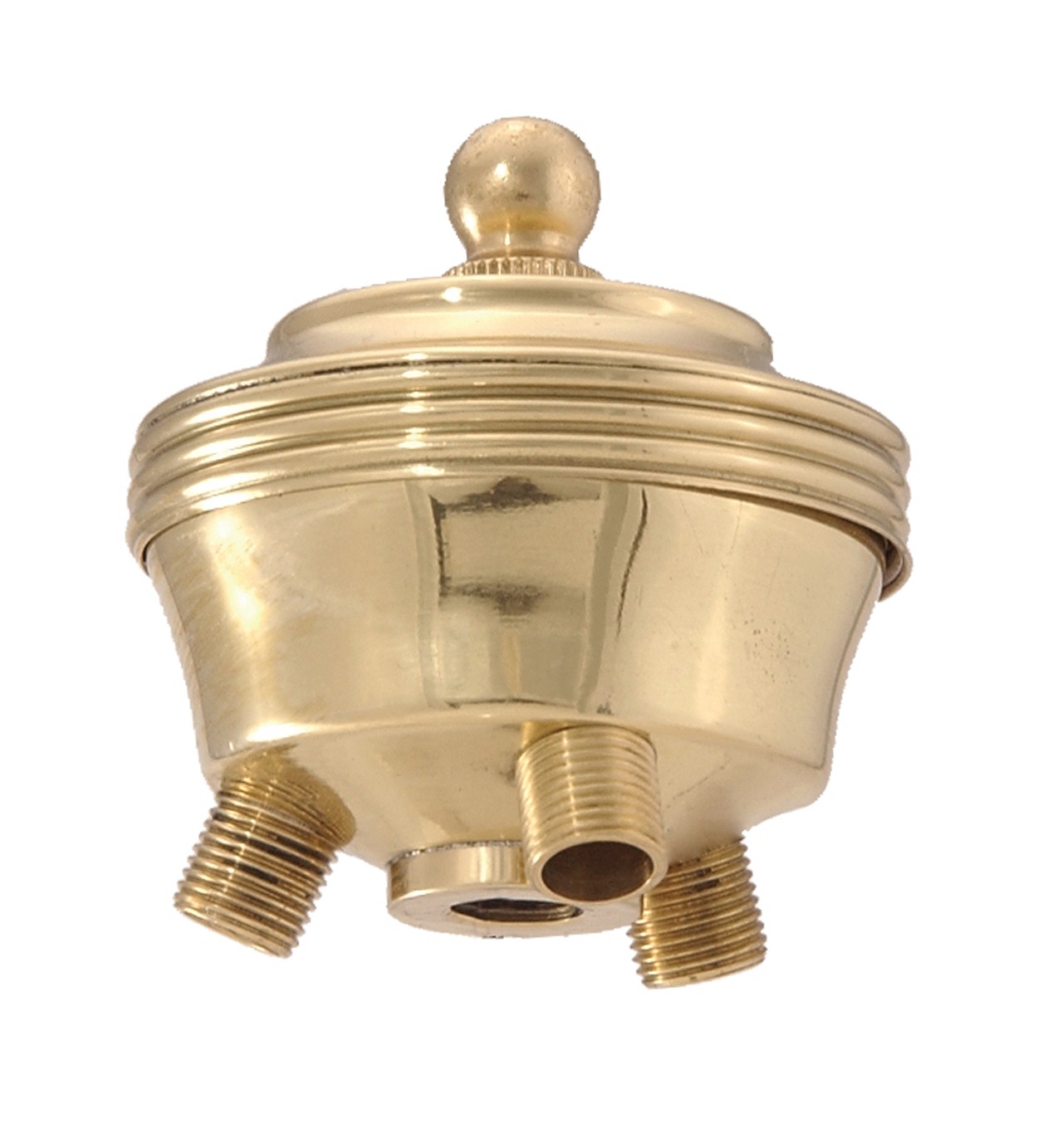 B&P Lamp 3-Lite Cluster Head, 1/8F Mount And Unfinished