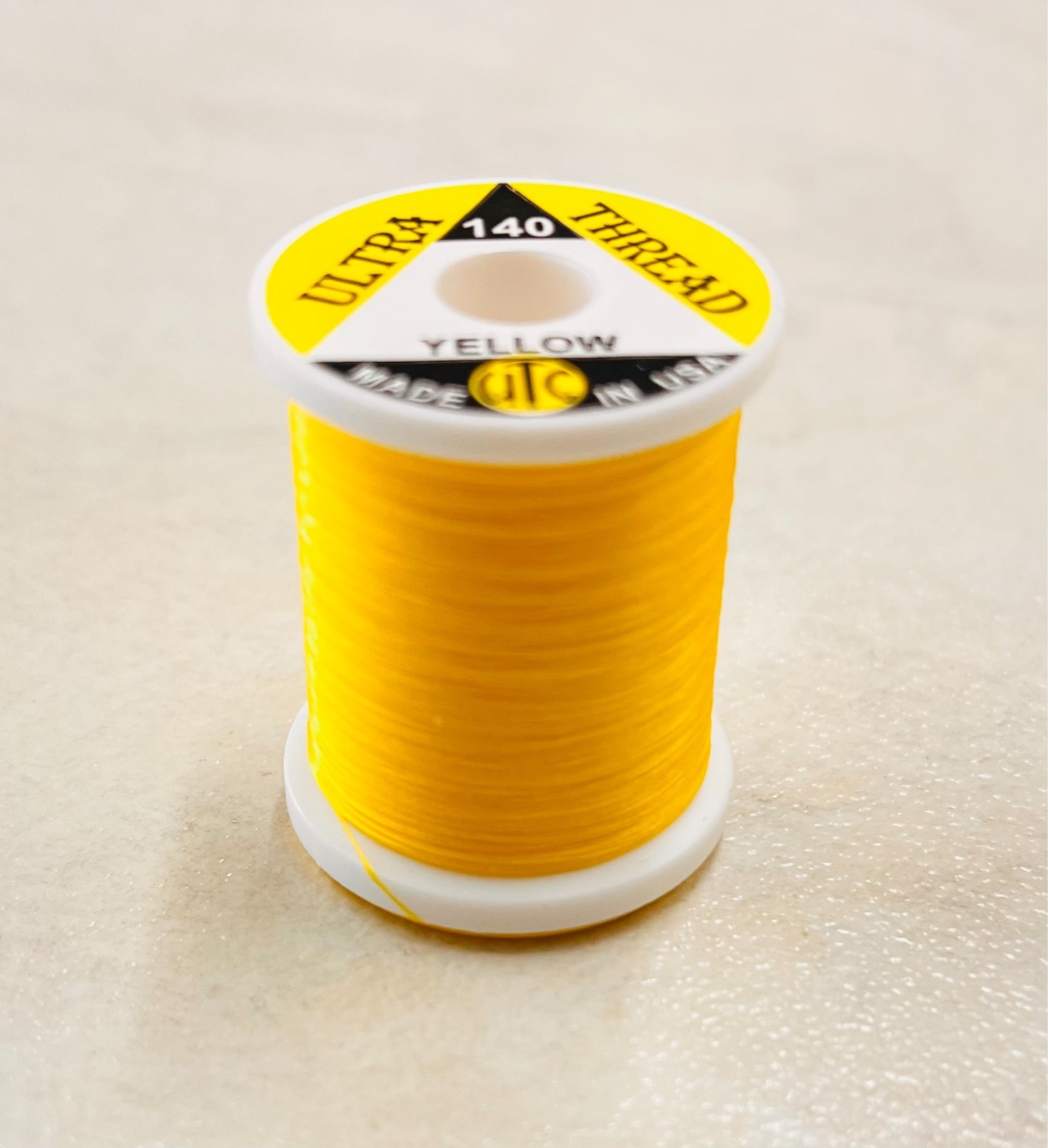 UTC Ultra Thread 140D Yellow - Fly Tying Materials