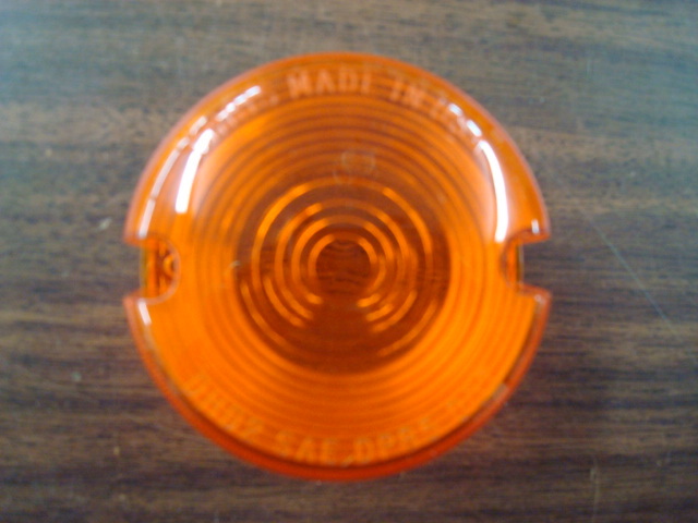 AMBER TURN SIGNAL LENS FOR HARLEY SPORTSTER XL FXD FXR 86-01 & FXST 86-99