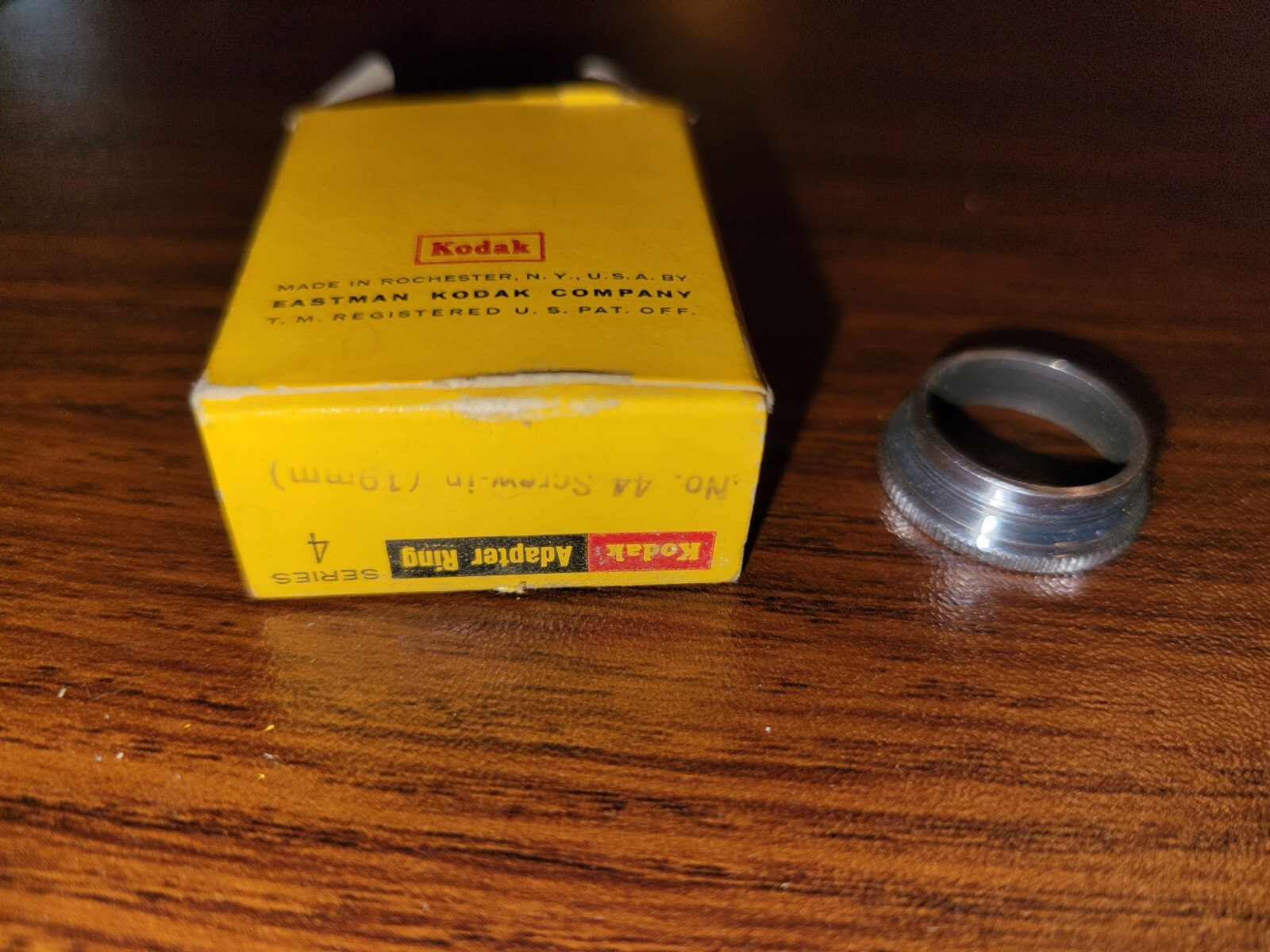 Kodak series 4 IV Adapter No. 44 19mm Threaded Filter Ring Holder 13/16"