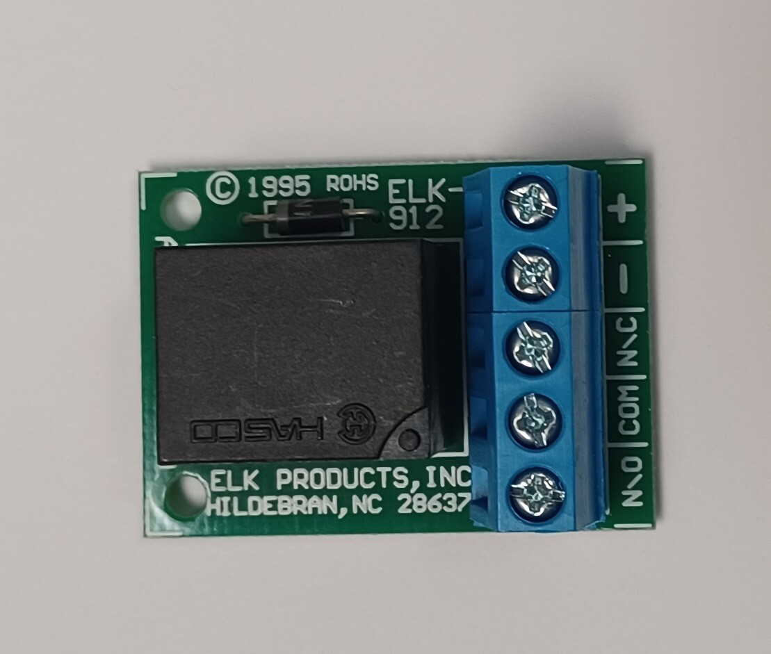 ELK 912 Relay 12VDC @ 7A/10A SPDT New,  Free Shipping in USA, Ship from Californ