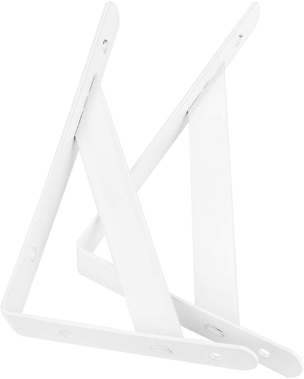 White Shelf Bracket 12 Packs Eau Wall Brackets Heavy 4*6inch,