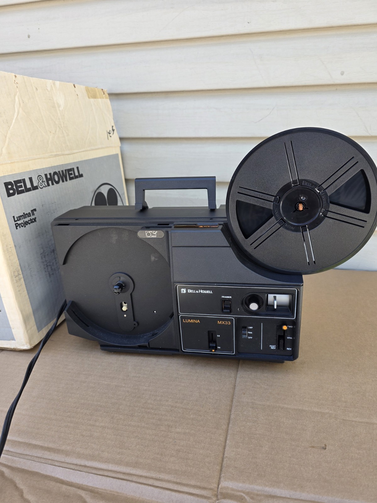 Bell & Howell Dual 8mm Projector Lumina MX33 And Bell & Howell  Moviemaker