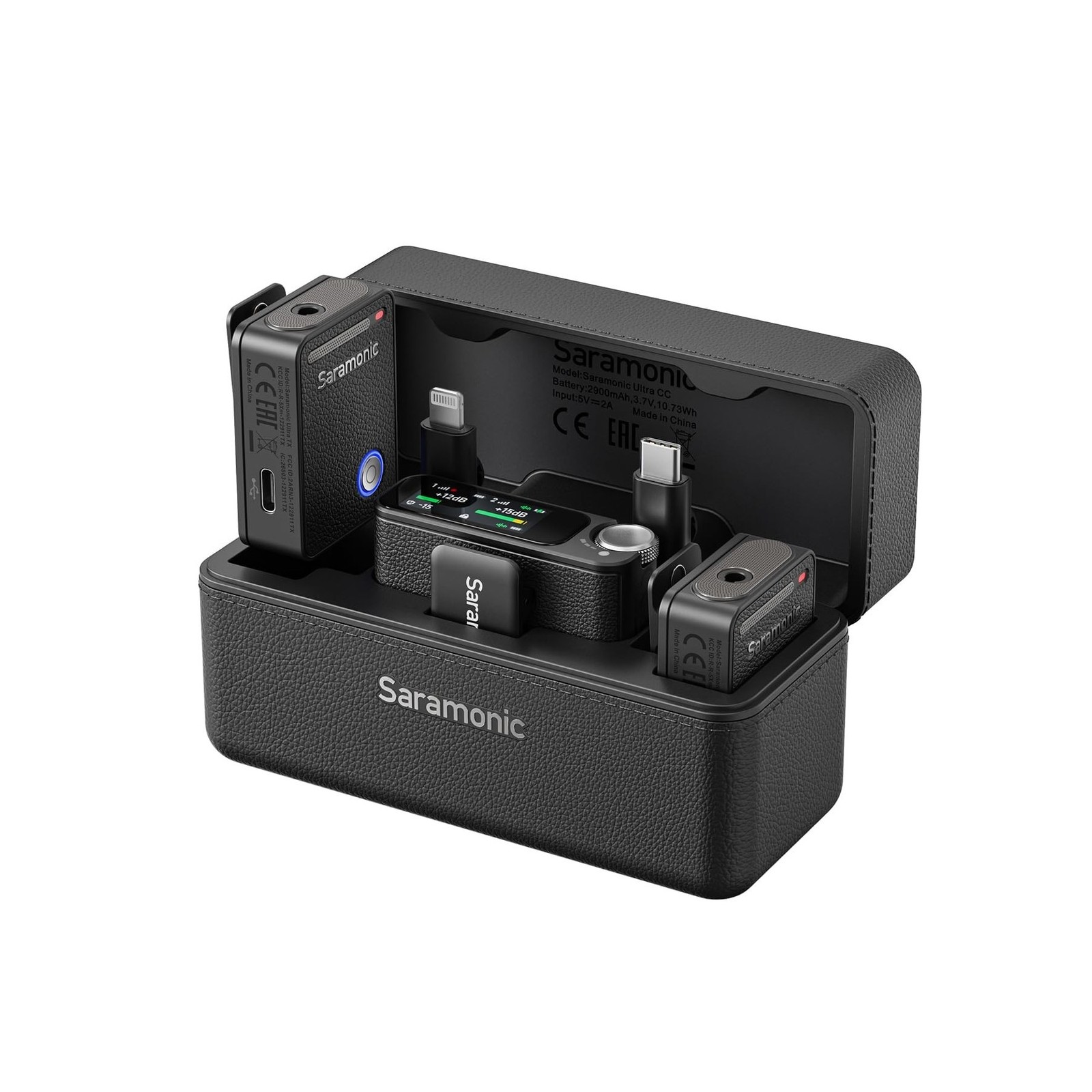 Saramonic Ultra | Wireless Lavalier Microphone, 32-Bit Float Recording, Timec...