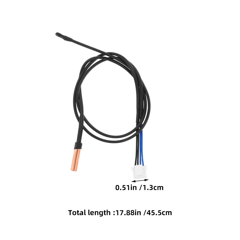 2 Pcs Sensitive Air Conditioner Thermistor Probe 5k Ohm Epoxy Temperature Sensor