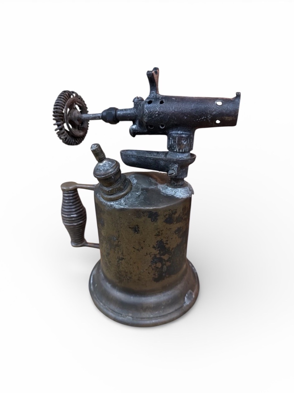 Antique Brass Blow Torch (Gas/Kerosene) Steam Punk