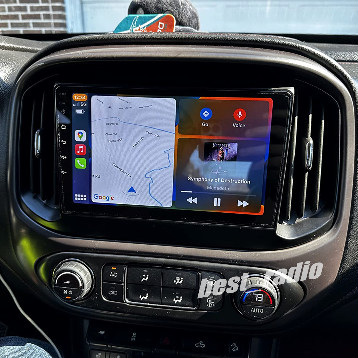 For 2015-2019 Chevrolet Colorado GMC Canyon CarPlay GPS RDS FM Car Radio Camera