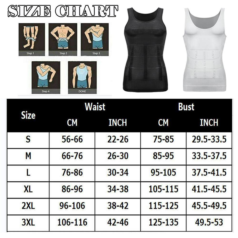 Men Gynecomastia Compression Shaper Slimming Vest Compression Tank Top Underhirt