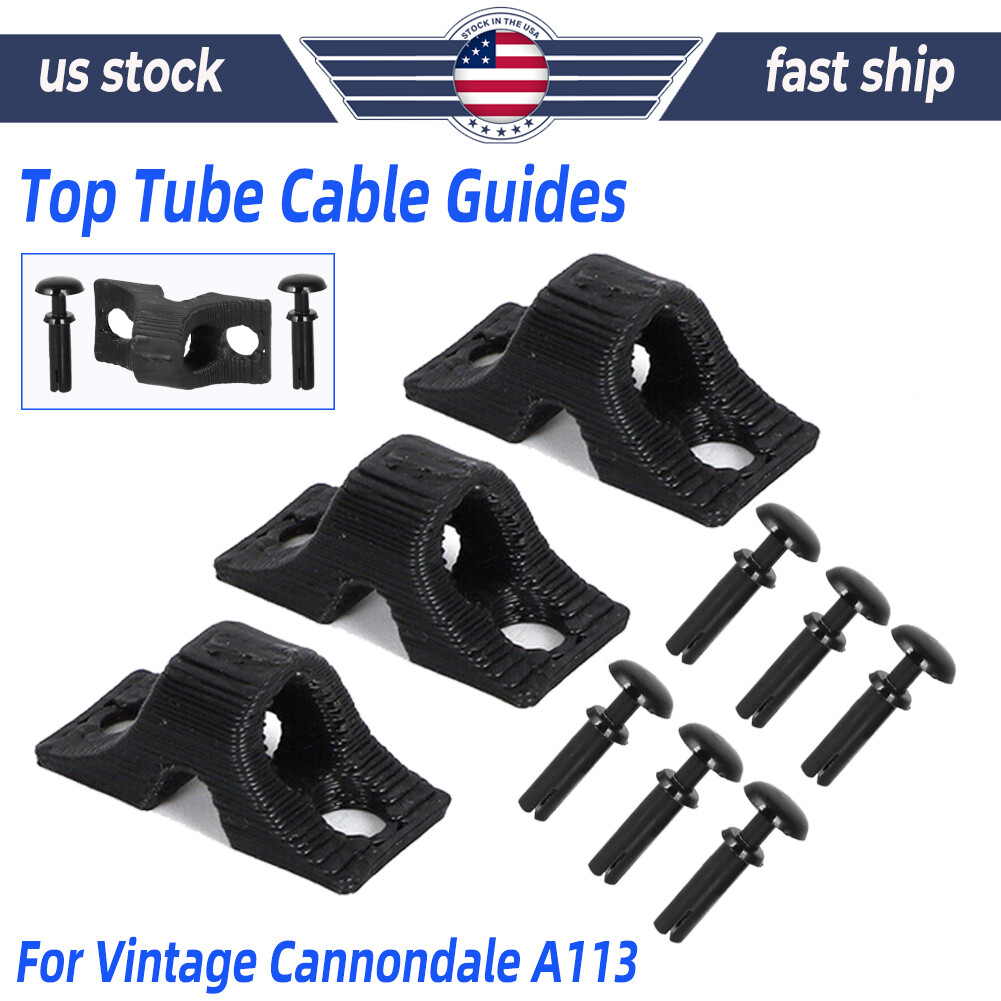 For Vintage Cannondale A113 Top Tube Cable Guides 5mm Housing 3D Printed