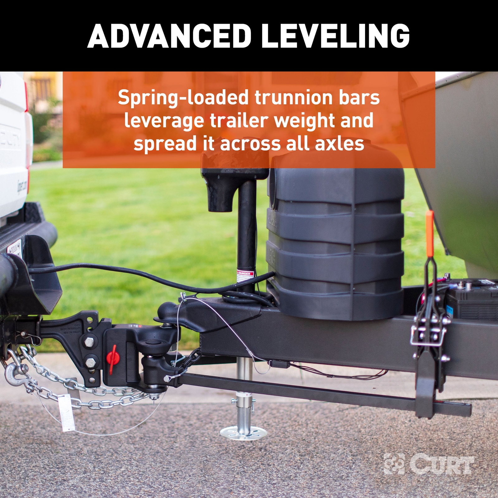 TruTrack 4P Trailer-Mounted Weight Distribution Hitch, 8-10K