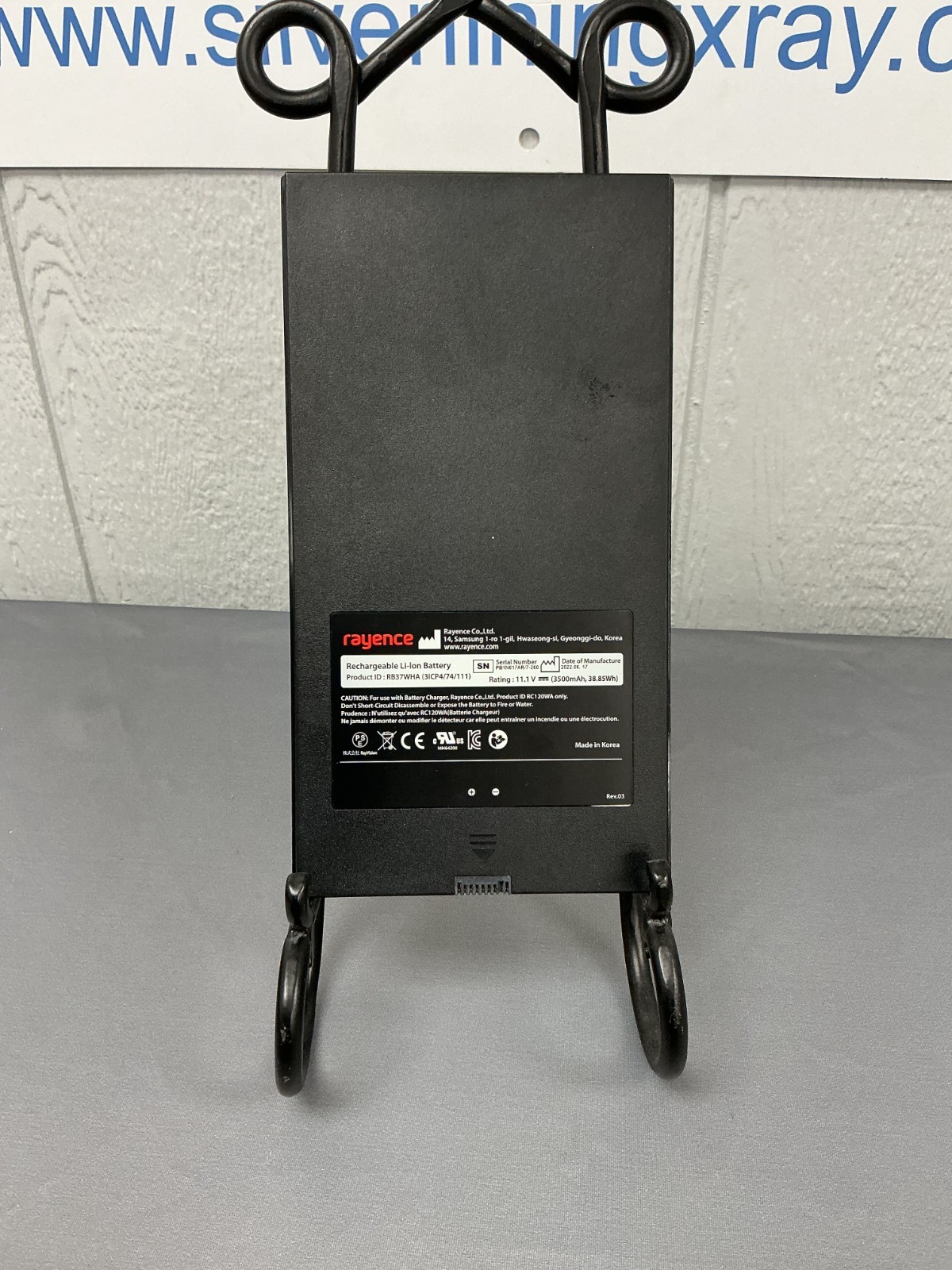 Rayence DR Panel Battery Model- RB37WHA