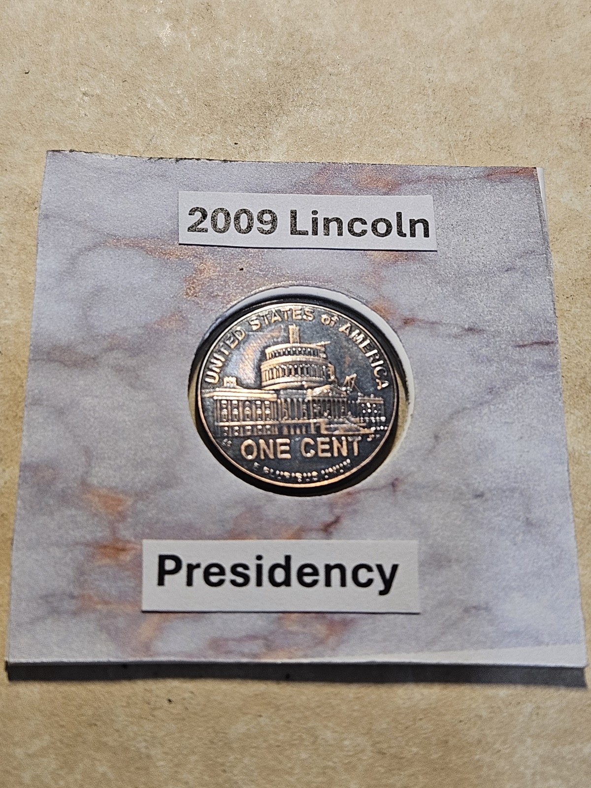 2009 D Lincoln-(Presidency)-Rare Unique Dark Toned-(Vintage toned)-see pics
