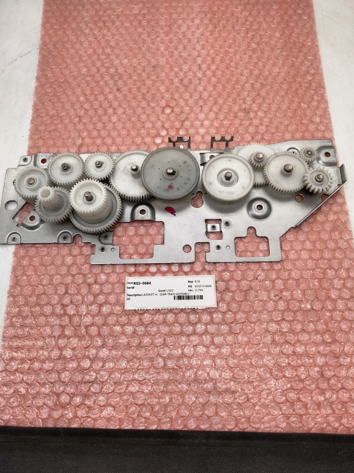 RG5-0684 LASERJET 4L GEAR TRAIN ASSEMBLY