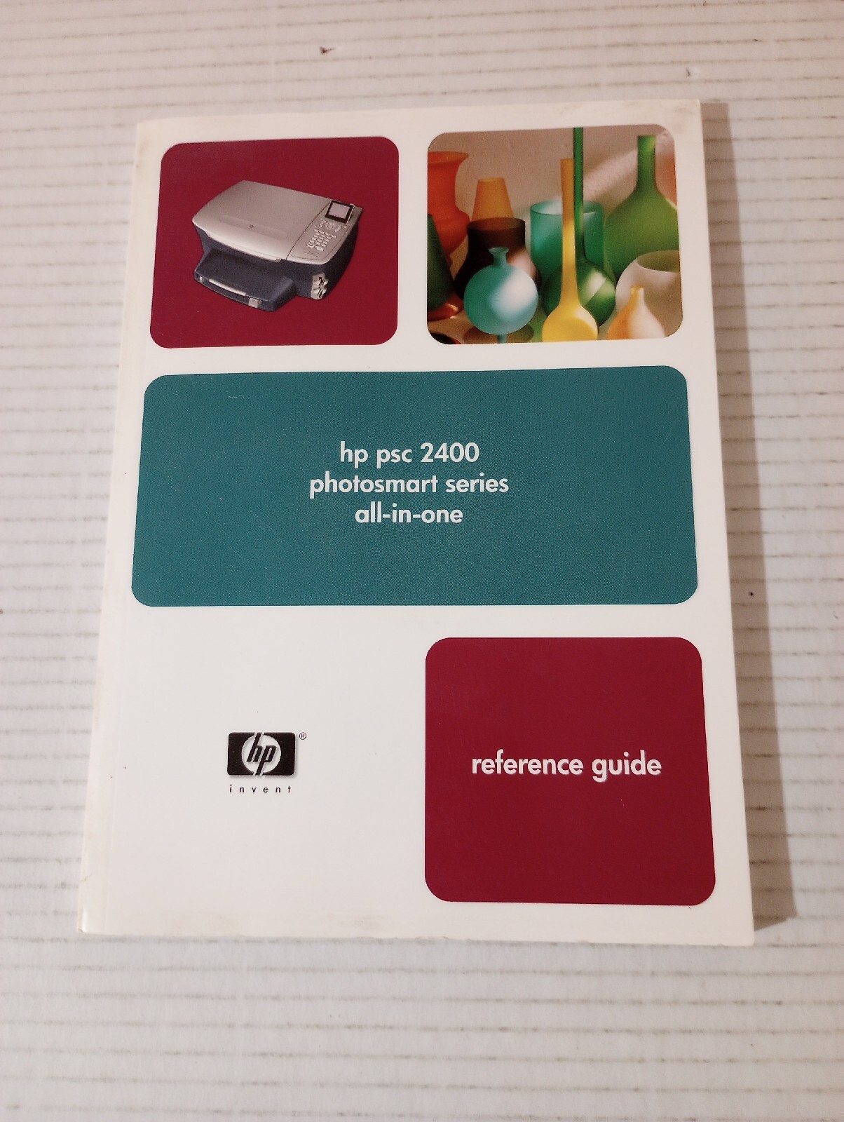 hp psc 2400 photosmart series all-in-one hp invent reference guide