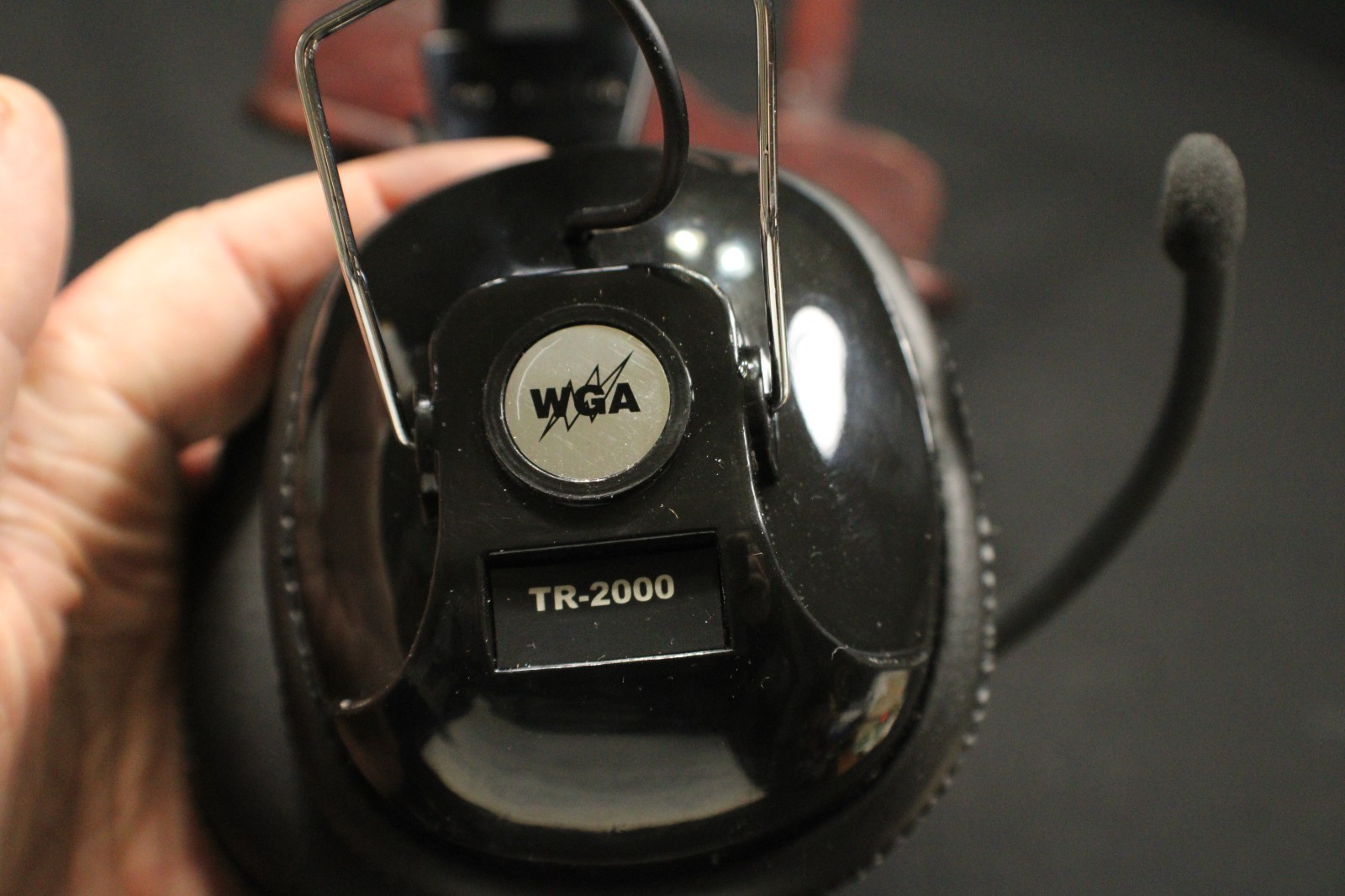 Rugged Air RA 200 General Aviation Pilot Headphone set with Microphone untested