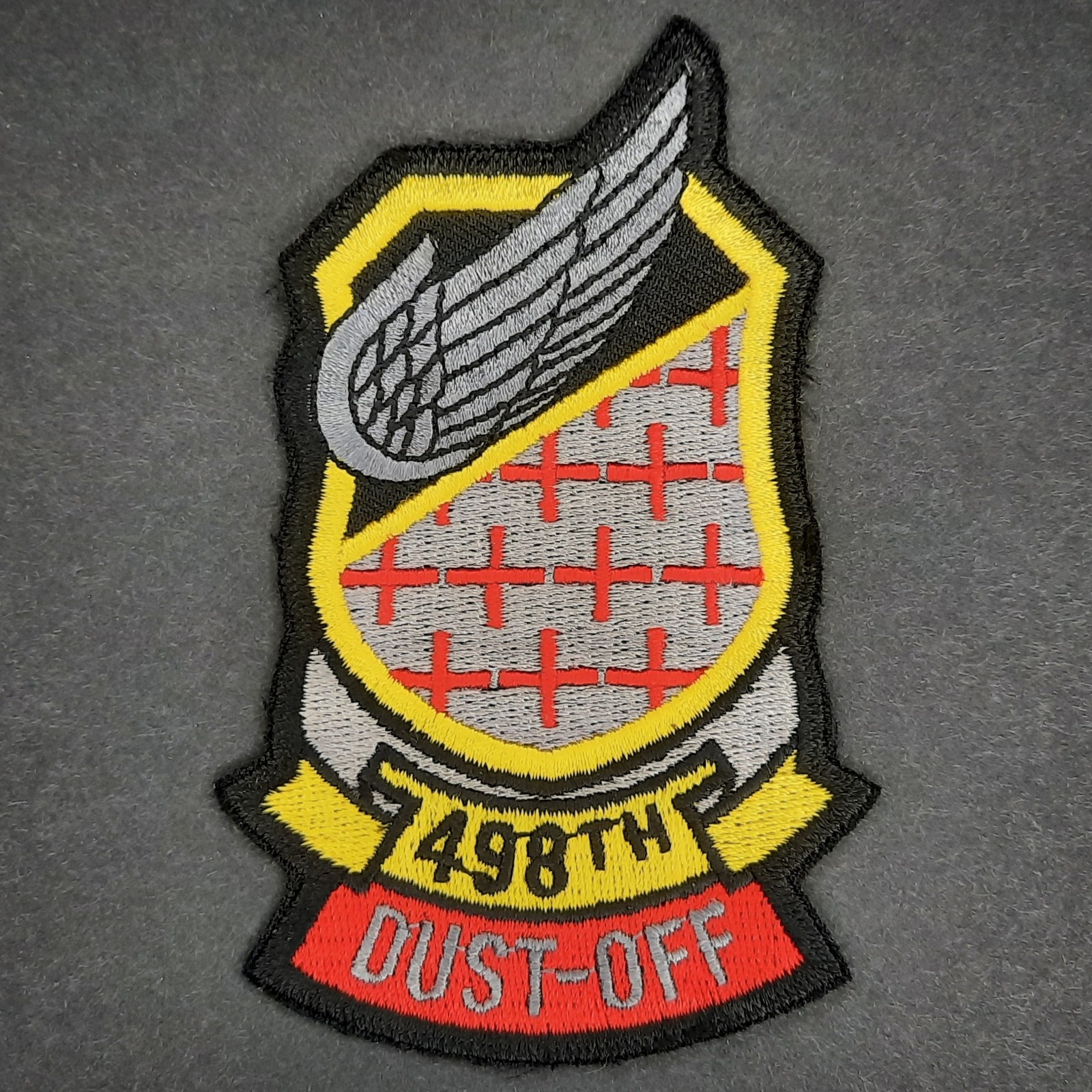 Original Patch US Army 498 Medical Company Air Ambulance Dust-Off Medevac 1990s