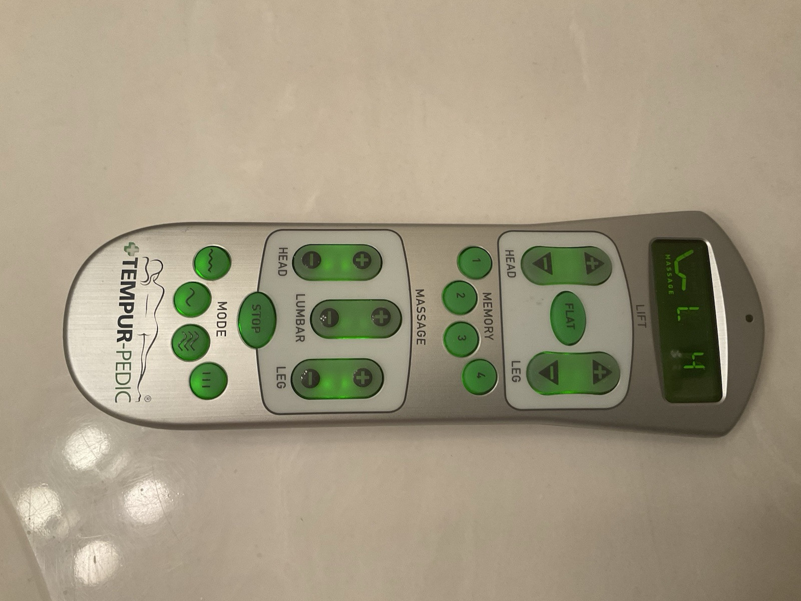 TempurPedic Tempur-Ergo 10003-RFREMS-L008 Wireless Remote Control OEM Working!