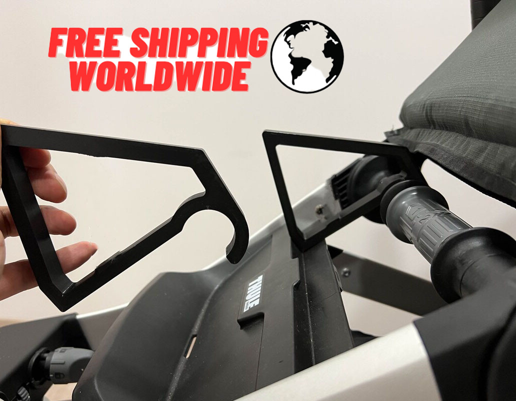 Thule Urban Glide 1 and 2 stroller leg support - resting position lying position