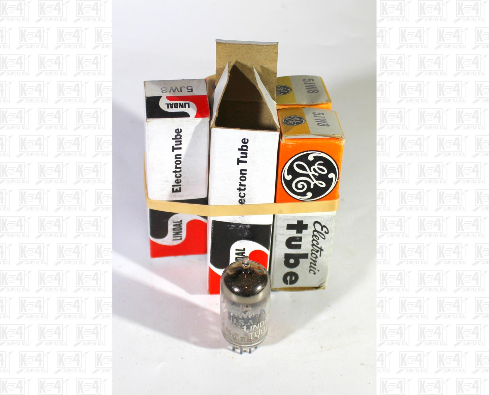 Assorted Brands 5JW8 Vacuum Tubes NOS Lot Of 5 +Box