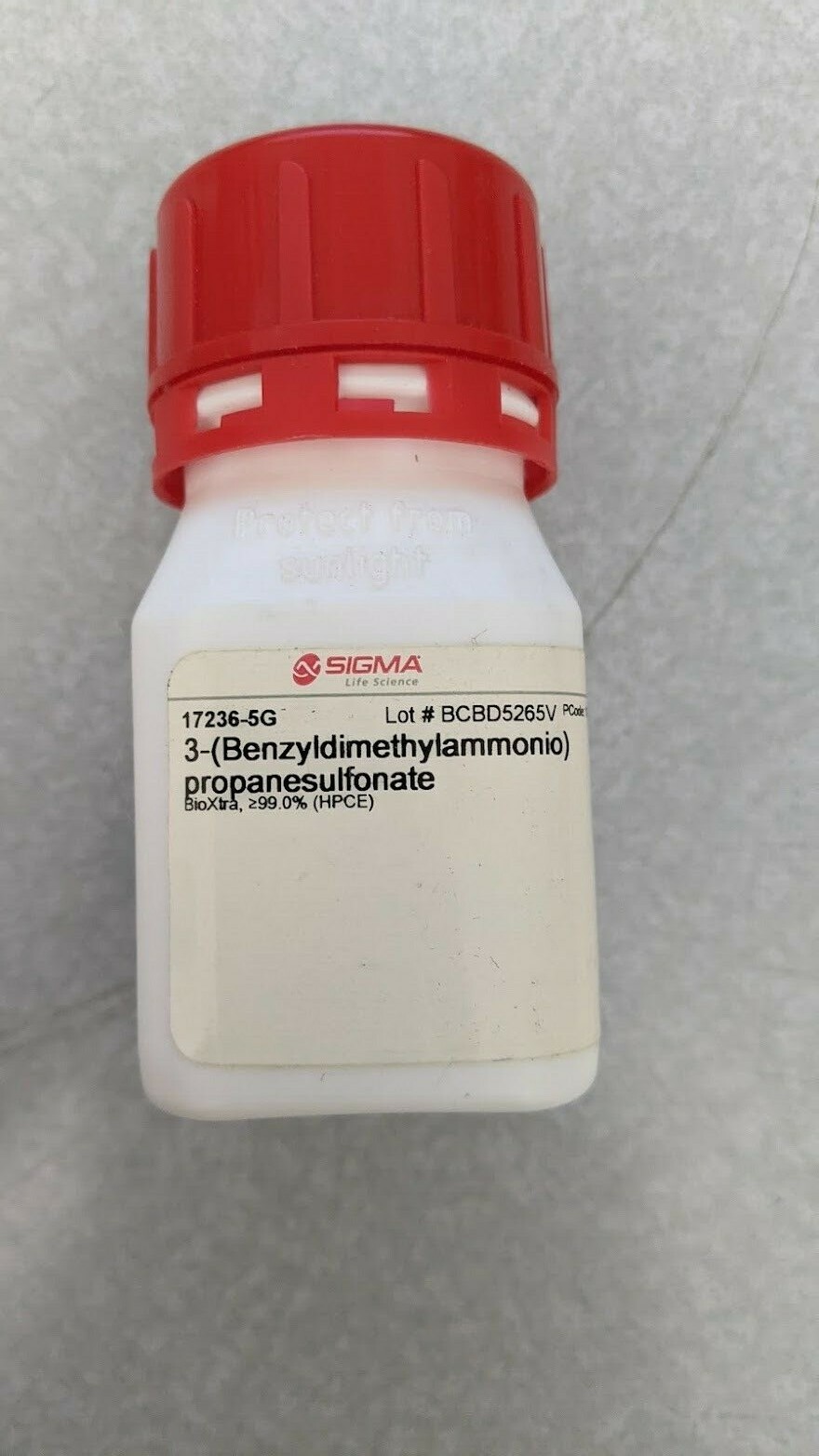5g 17236 Sigma-Aldrich 3-(Benzyldimethylammonio)propanesulfonate BioXtra, ≥99.0%