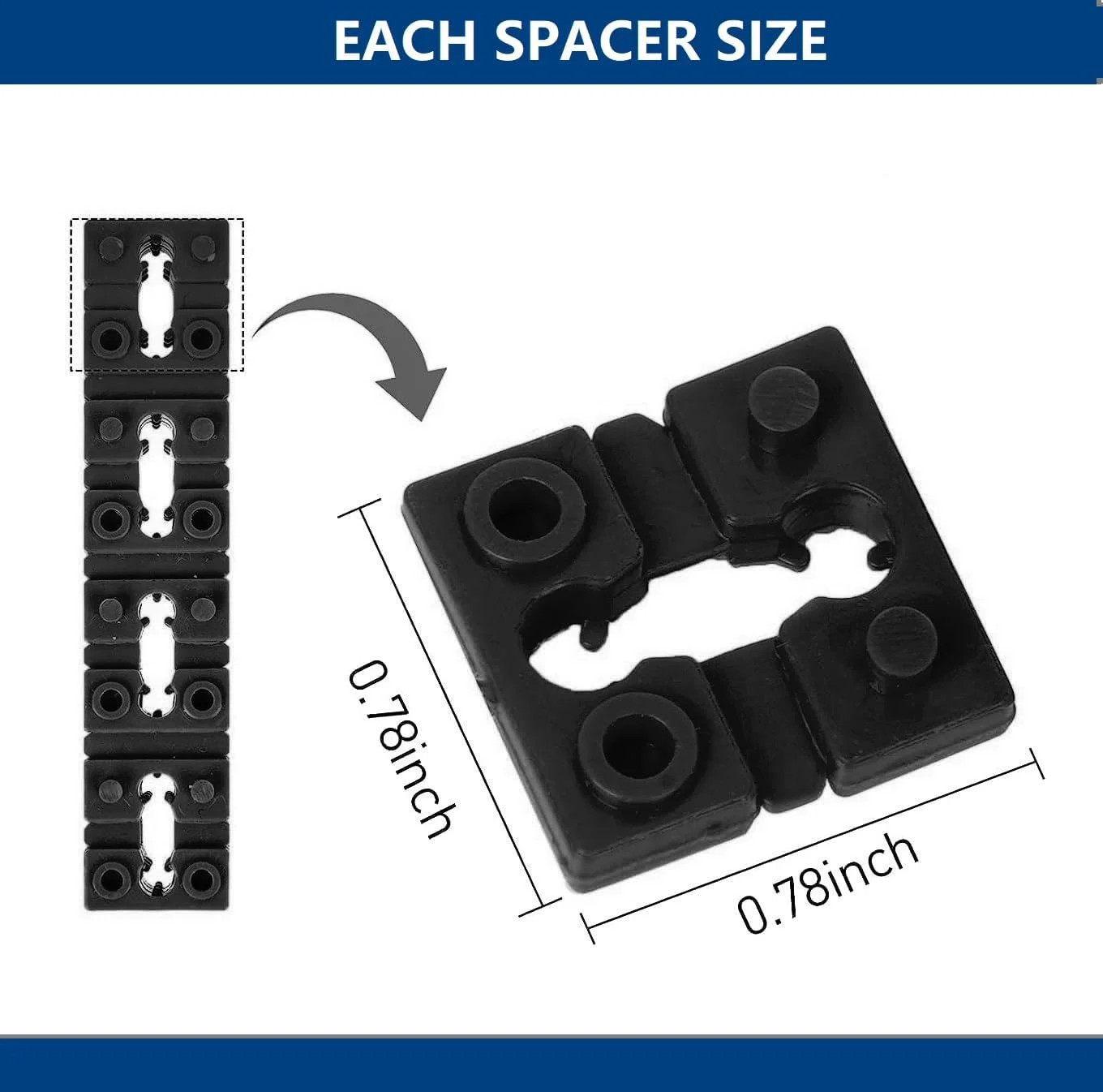 100pcs Outlet Spacers for Electrical Box, Electrical Outlet Spacers Shims Switch