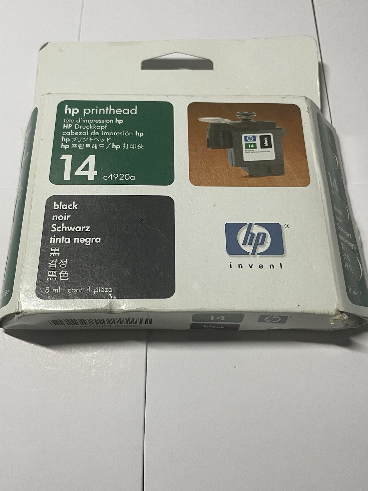 Genuine HP 14  Black Printhead C4920A New  Expired September 2005 M3
