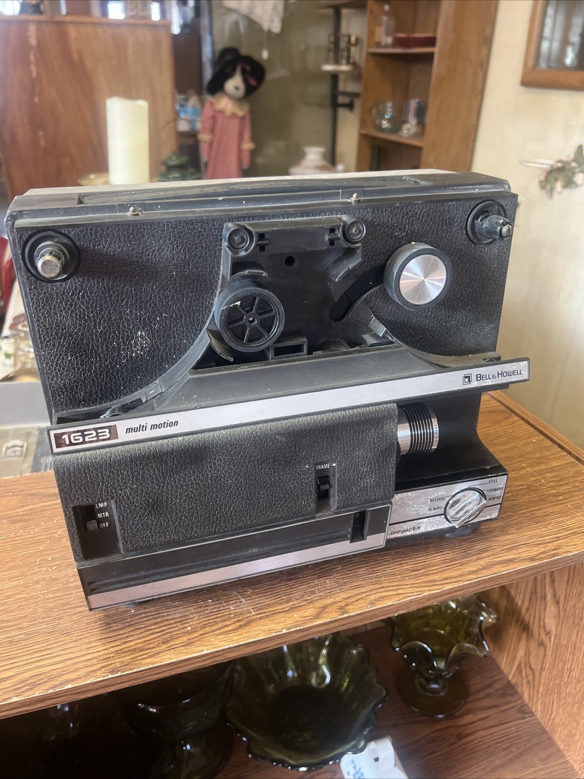 Vintage Bell & Howell 1623 Multi Motion Film Projector Needs New Bulb