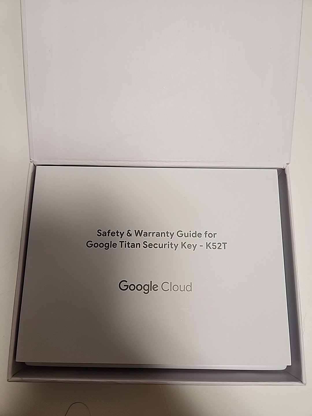 Google Titan Security Key USB-C / NFC Model Number K52T