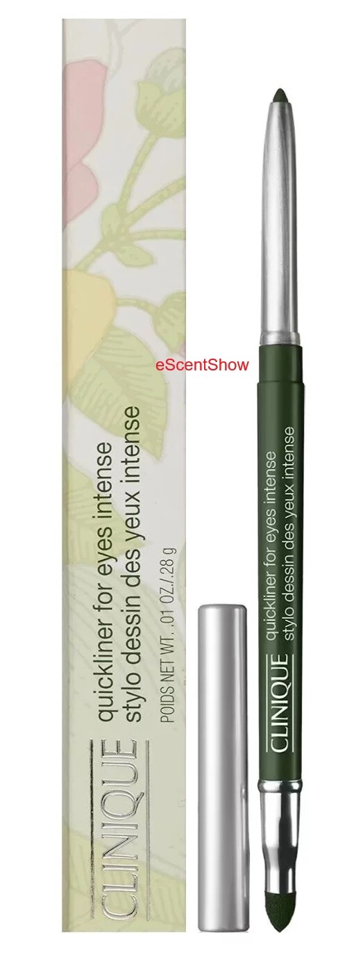 CLINIQUE QUICKLINER FOR EYES EYE INTENSE PENCIL LINER .01 OZ .3 G FULL SIZE NIB