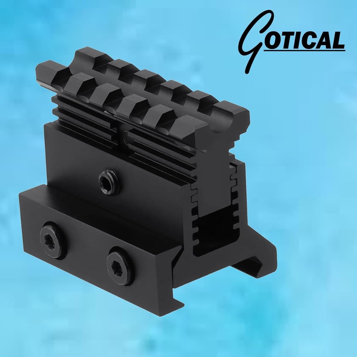 360 Tactical Picatinny Riser Mount Adjustable Height Lockdown Series with Qui...