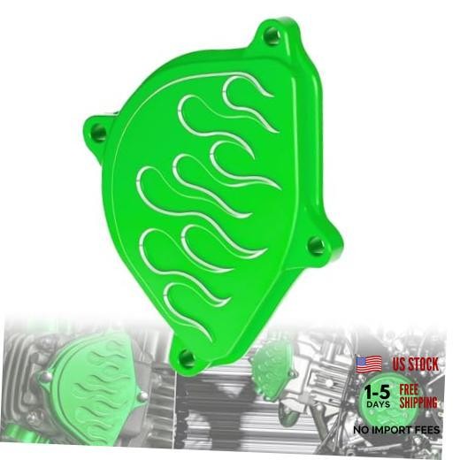 Green 3D Engine Cam Cover for KLX110 KLX110L - Compatible with KLX 110 KLX110L