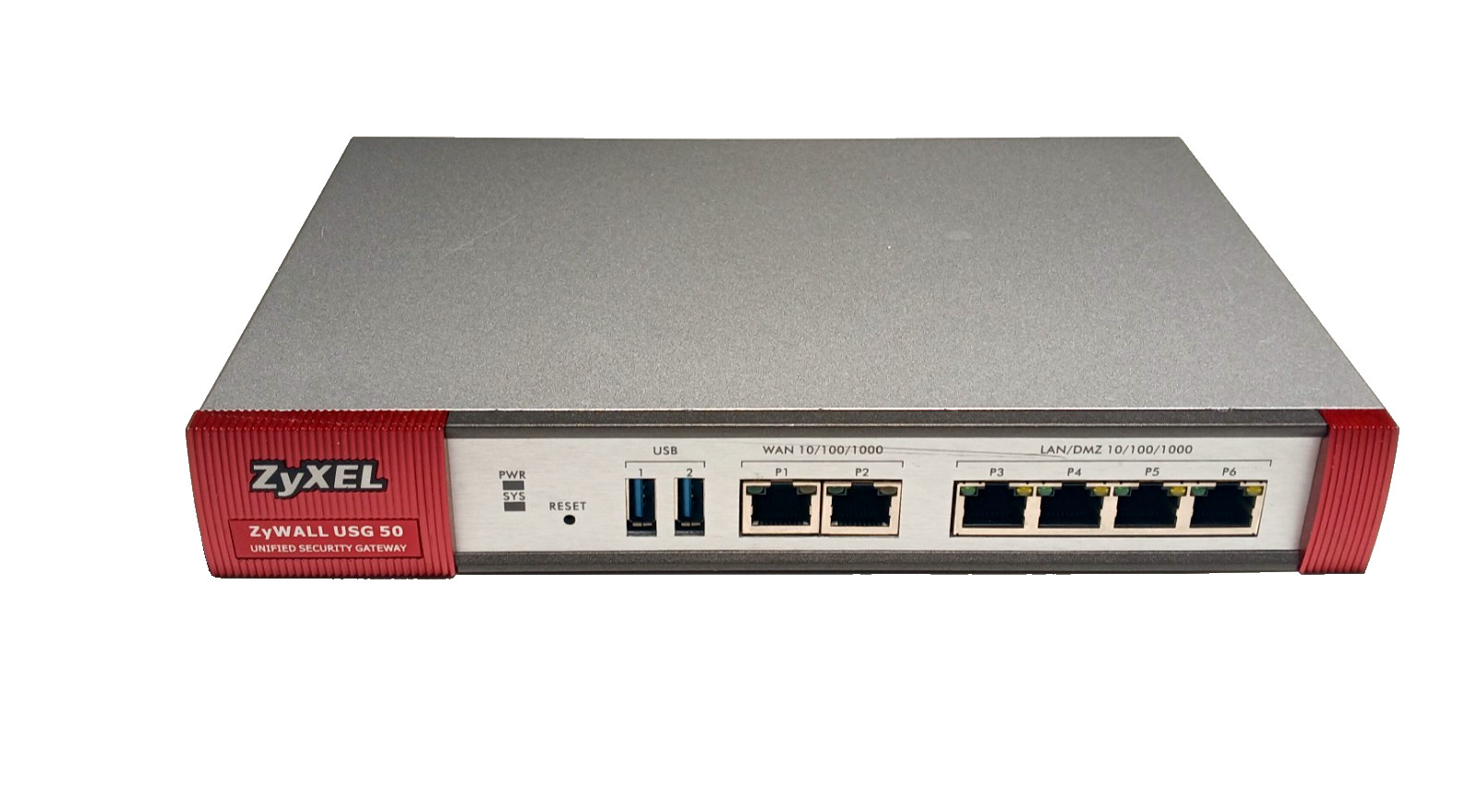 Zyxel ZyWALL USG 50 Unified Security Gateway Used No Power Cord