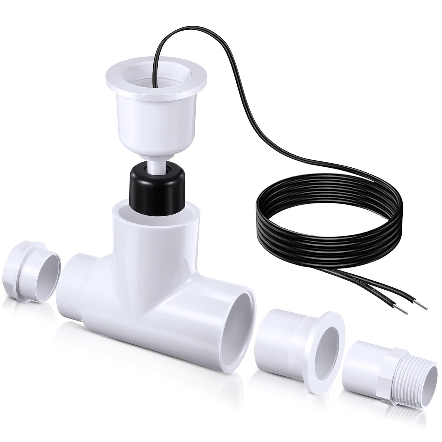 1 Pack SS1 Condensate Overflow Switch, SS1 Float Switch T Shape with 3/4 Inch